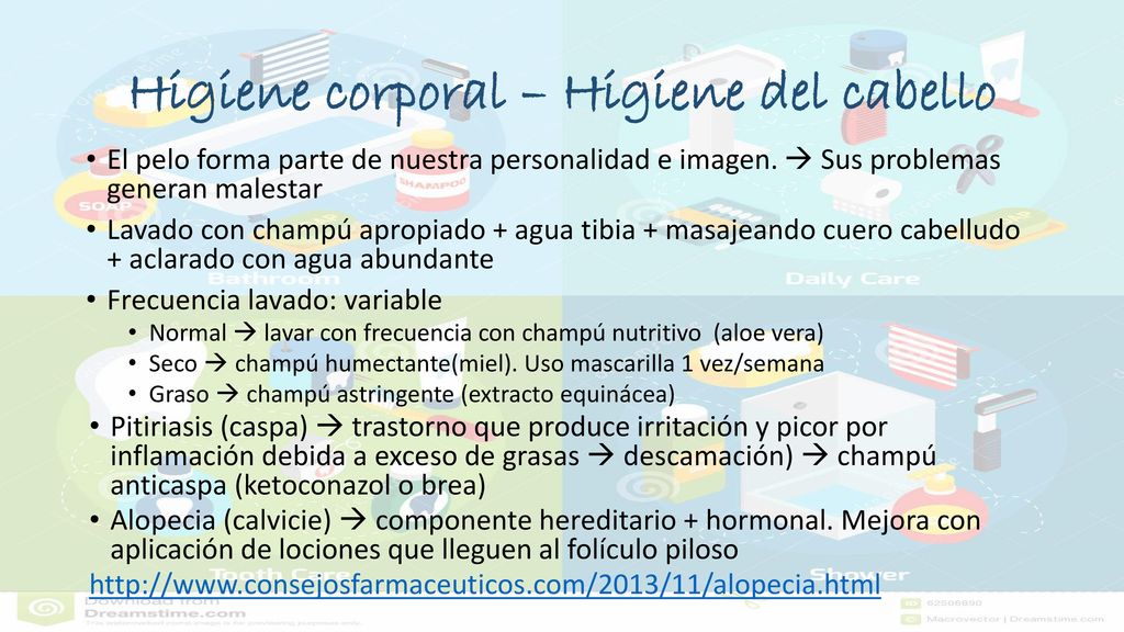 Higiene corporal – Higiene del cabello