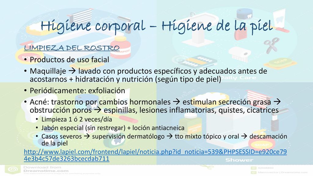 Higiene corporal – Higiene de la piel