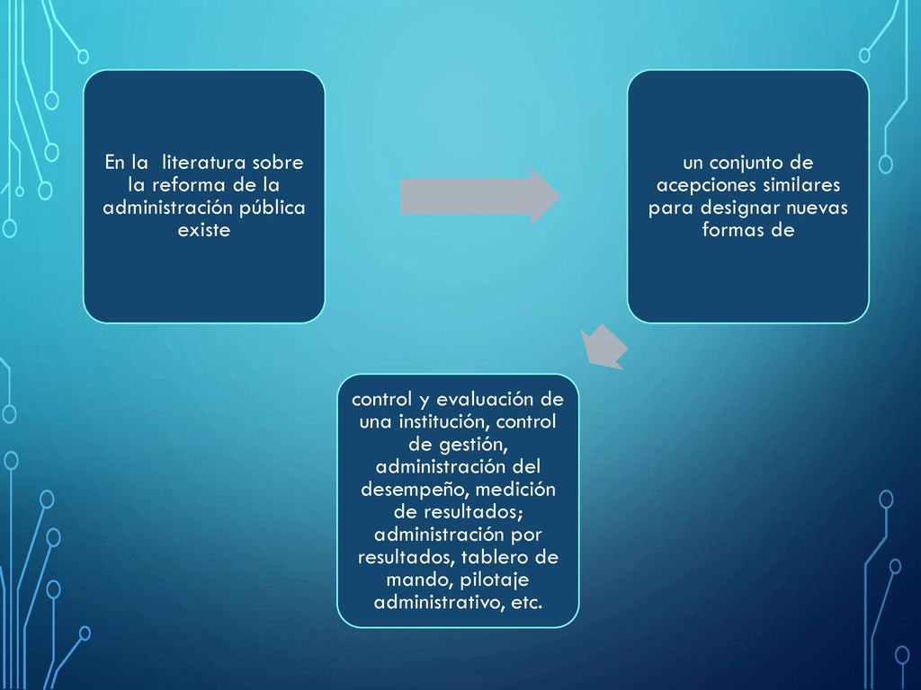 En la literatura sobre la reforma de la administración pública existe