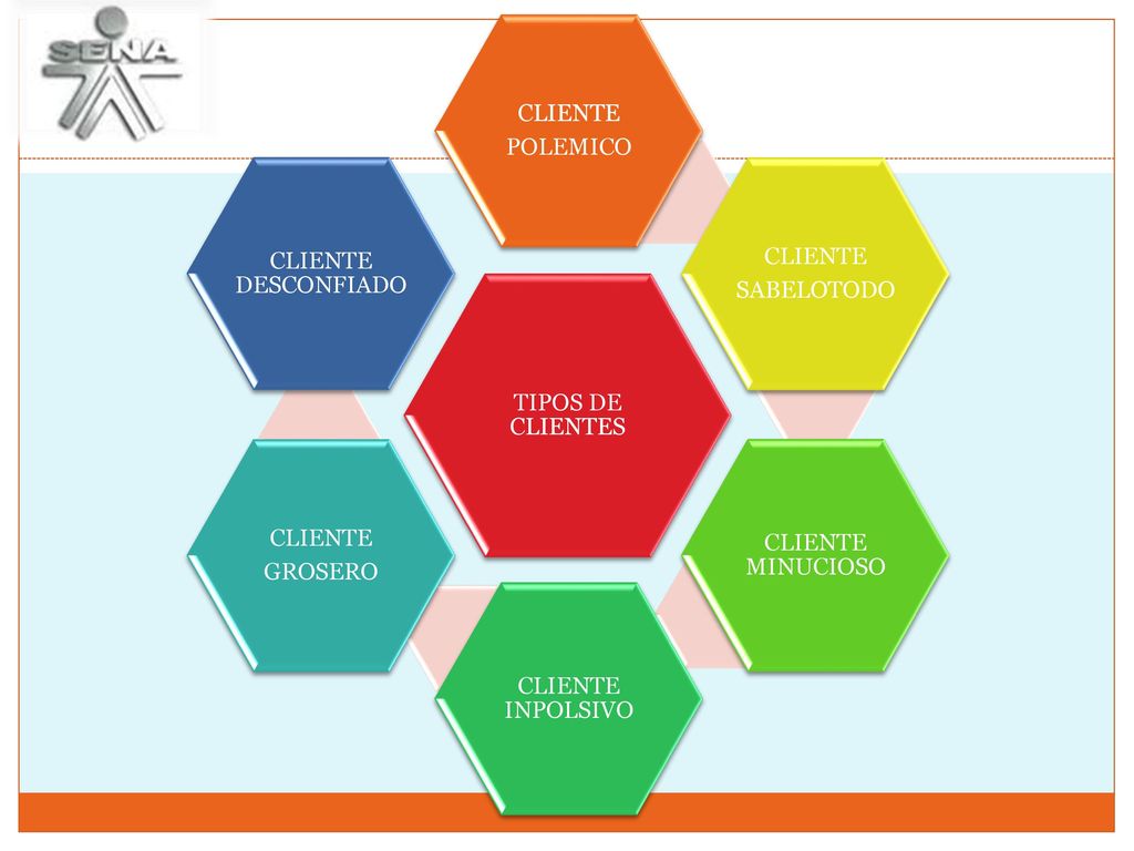TIPOS DE CLIENTES POLEMICO. CLIENTE. SABELOTODO. CLIENTE MINUCIOSO. CLIENTE INPOLSIVO. GROSERO.