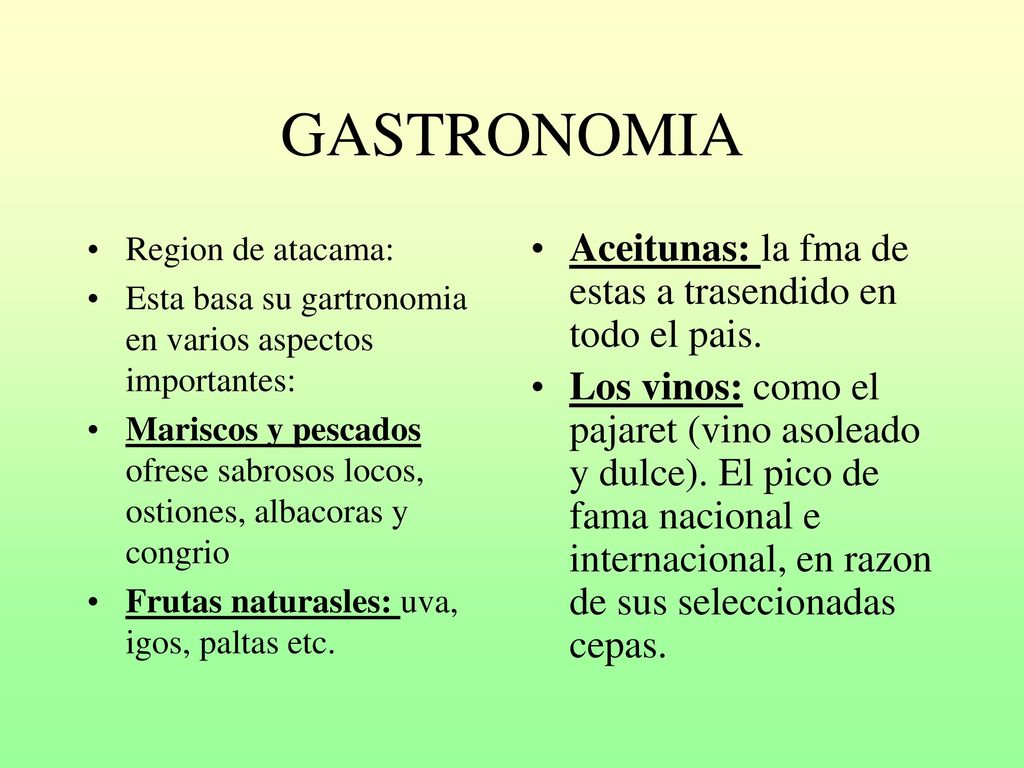 GASTRONOMIA Aceitunas: la fma de estas a trasendido en todo el pais.