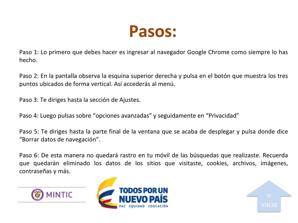 Pasos: Paso 1: Lo primero que debes hacer es ingresar al navegador Google Chrome como siempre lo has hecho.