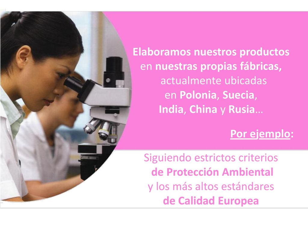 Elaboramos nuestros productos de Protección Ambiental