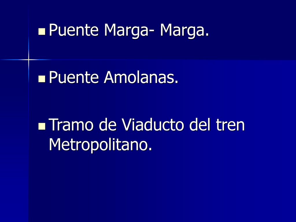 Puente Marga- Marga. Puente Amolanas. Tramo de Viaducto del tren Metropolitano.