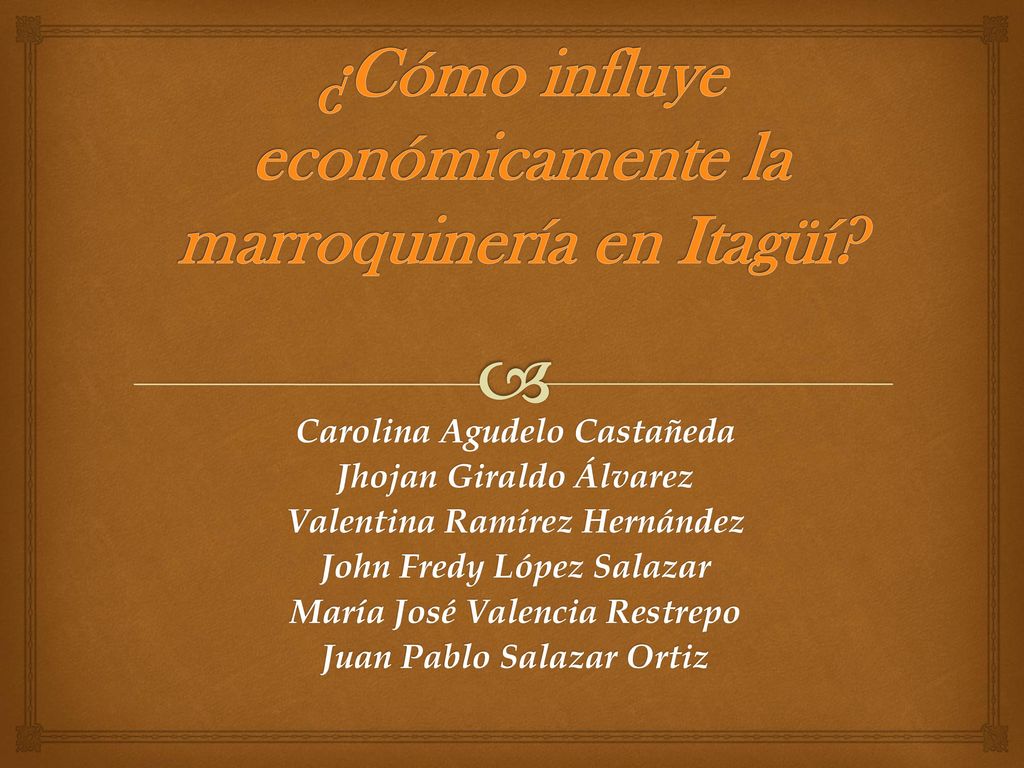 ¿Cómo influye económicamente la marroquinería en Itagüí