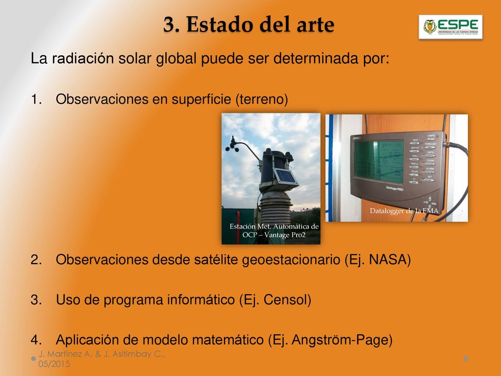 Estación Met. Automática de OCP – Vantage Pro2