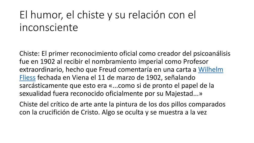 El humor, el chiste y su relación con el inconsciente
