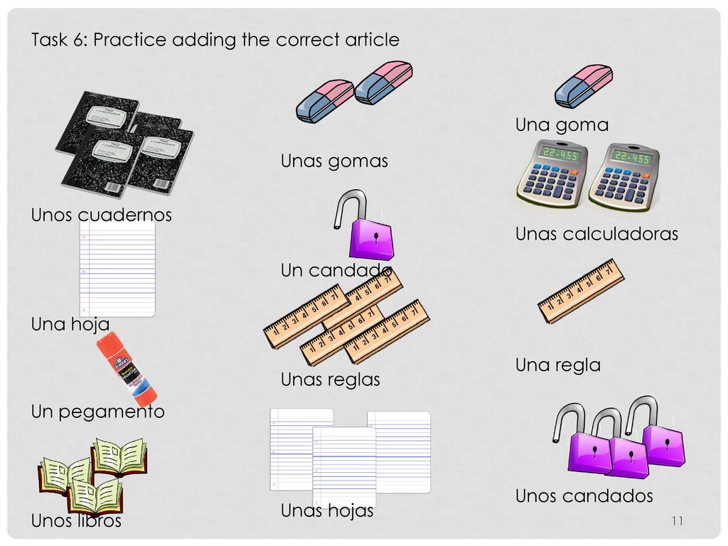 Task 6: Practice adding the correct article