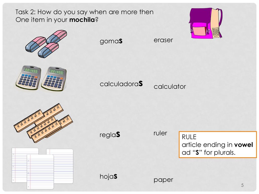 Task 2: How do you say when are more then