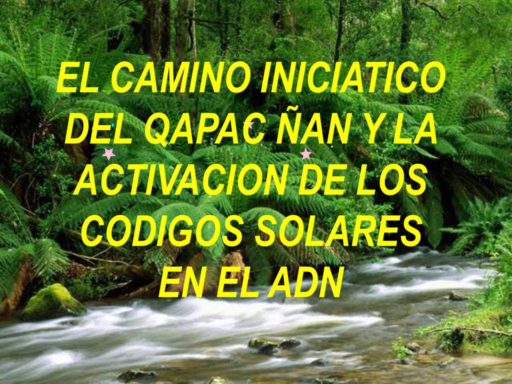 EL CAMINO INICIATICO DEL QAPAC ÑAN Y LA ACTIVACION DE LOS CODIGOS SOLARES EN EL ADN
