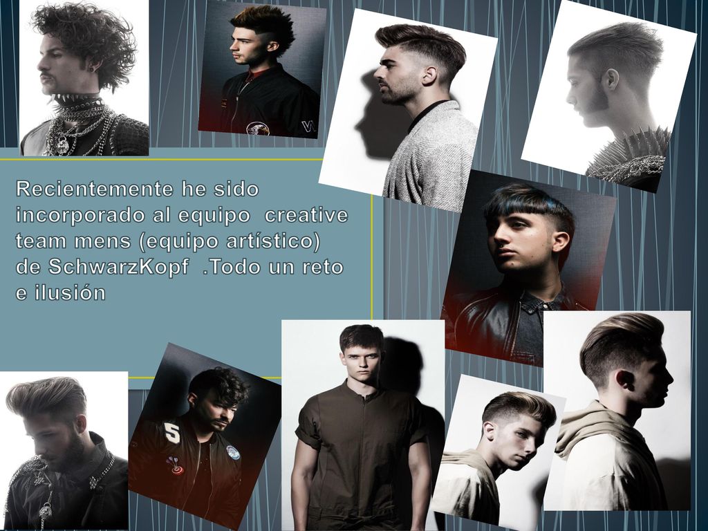 Recientemente he sido incorporado al equipo creative team mens (equipo artístico) de SchwarzKopf .Todo un reto e ilusión