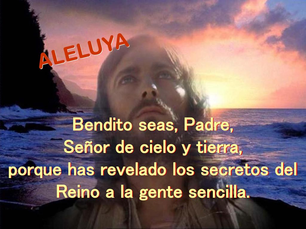 porque has revelado los secretos del Reino a la gente sencilla.