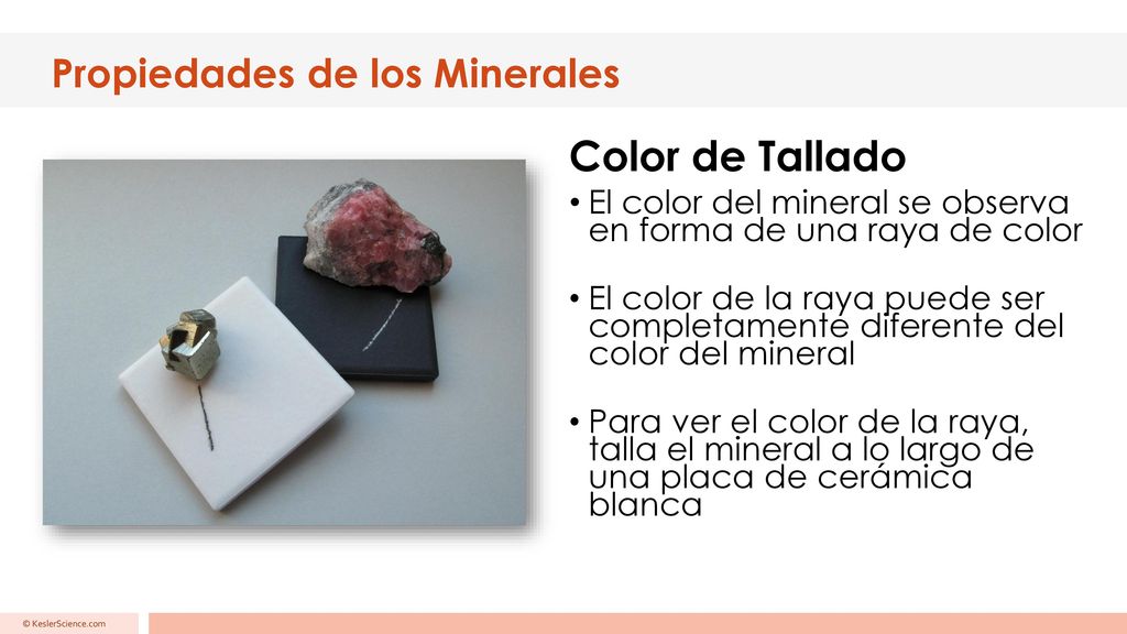 Color de Tallado Propiedades de los Minerales