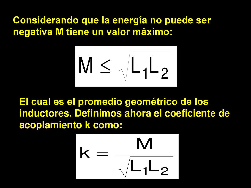 Considerando que la energía no puede ser negativa M tiene un valor máximo: