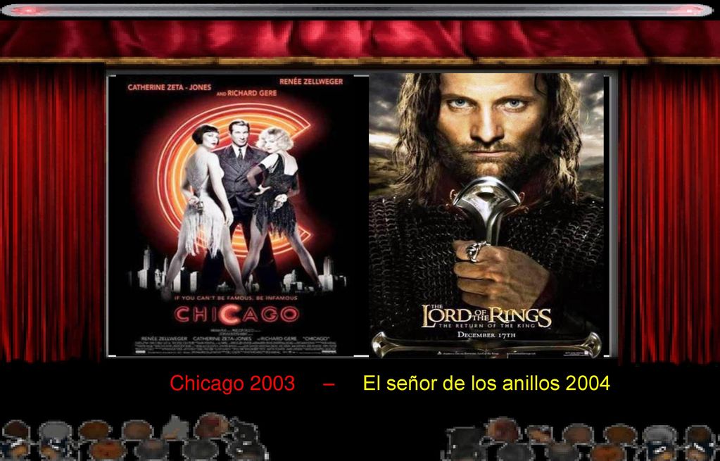 Chicago 2003 – El señor de los anillos 2004