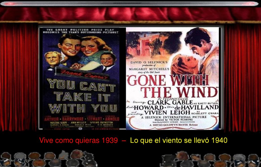 Vive como quieras 1939 – Lo que el viento se llevó 1940