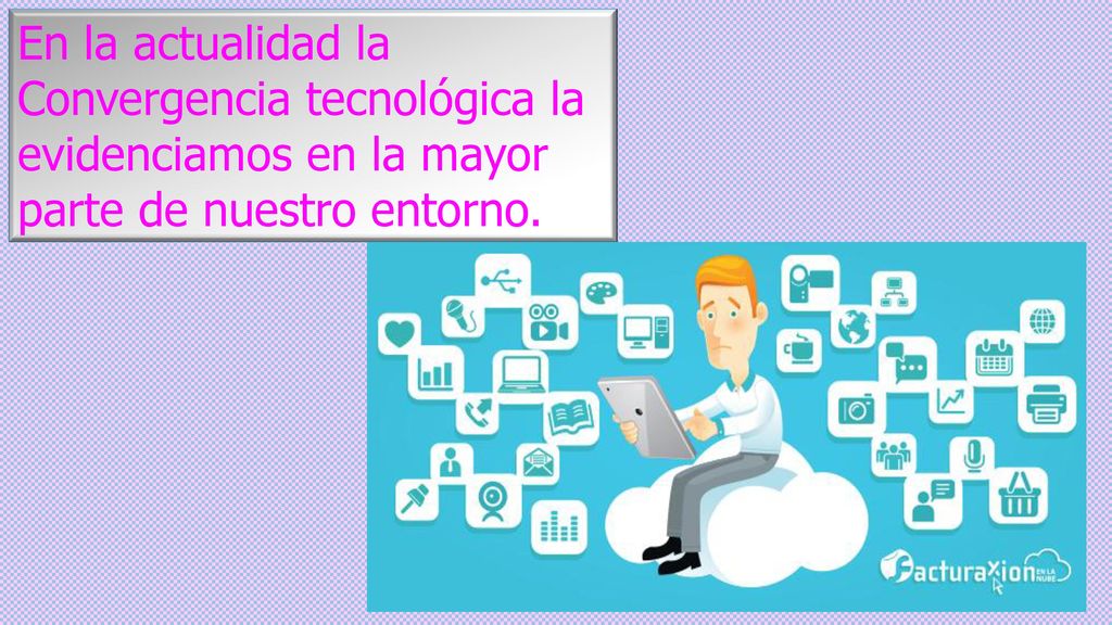 En la actualidad la Convergencia tecnológica la evidenciamos en la mayor parte de nuestro entorno.