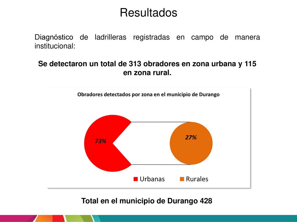Resultados Diagnóstico de ladrilleras registradas en campo de manera institucional: