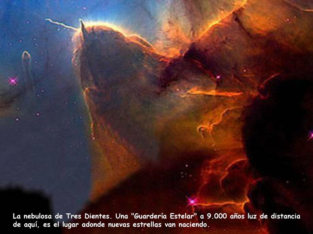 La nebulosa de Tres Dientes. Una Guardería Estelar a 9