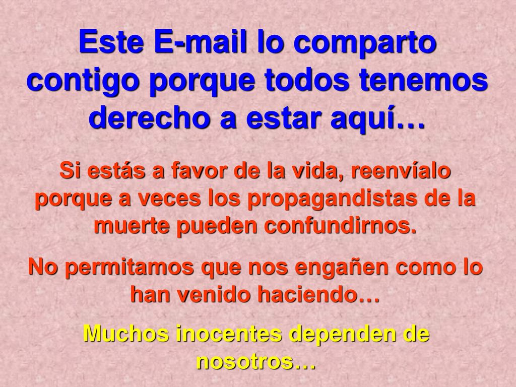 Este  lo comparto contigo porque todos tenemos derecho a estar aquí…