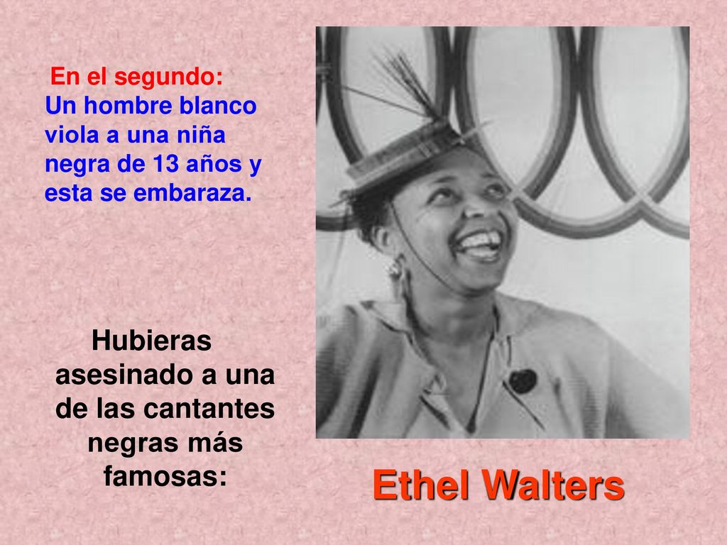 Hubieras asesinado a una de las cantantes negras más famosas: