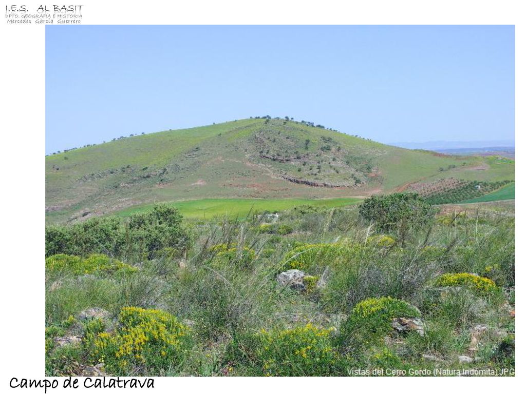 Campo de Calatrava I.E.S. Al Basit Dpto. Geografía e Historia