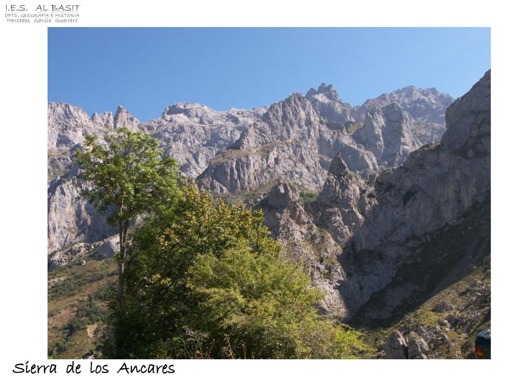 Sierra de los Ancares I.E.S. Al Basit Dpto. Geografía e Historia