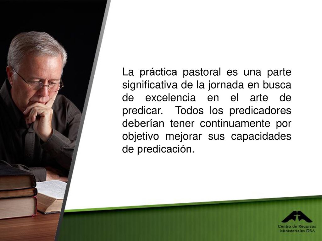 La práctica pastoral es una parte significativa de la jornada en busca de excelencia en el arte de predicar.