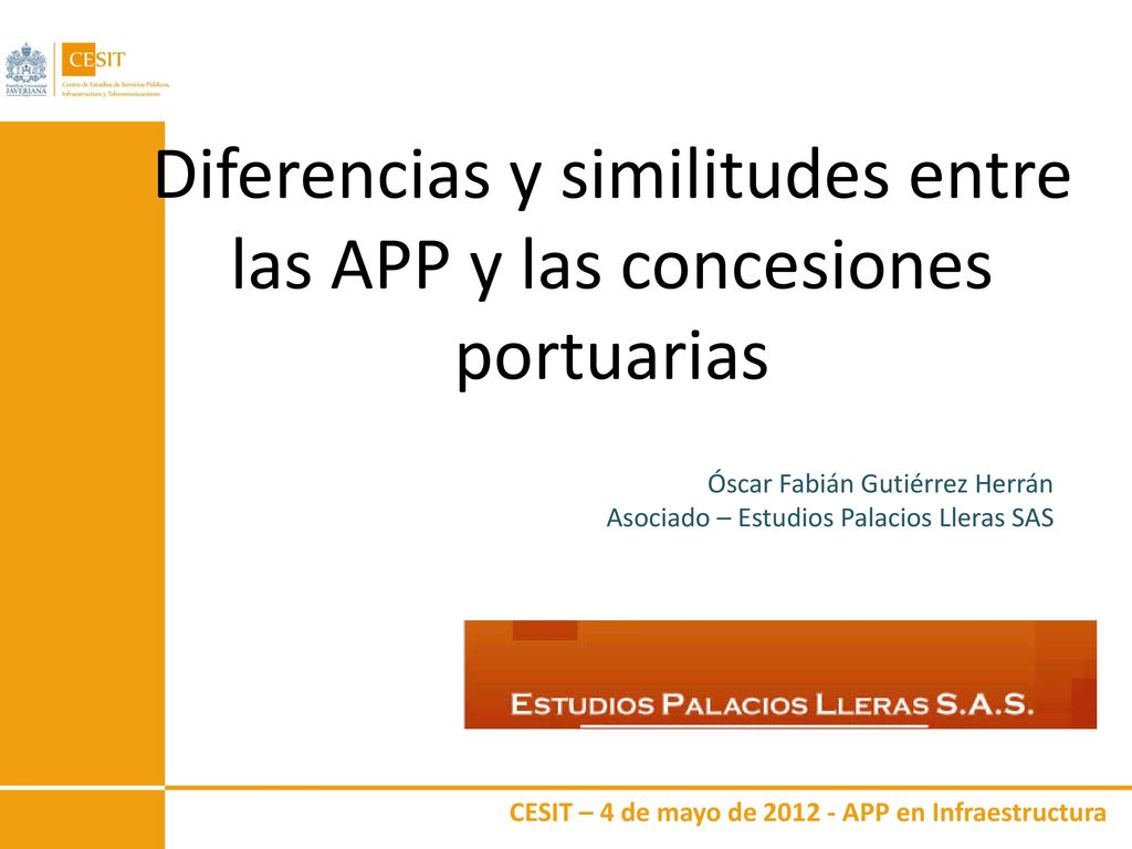 Diferencias y similitudes entre las APP y las concesiones portuarias