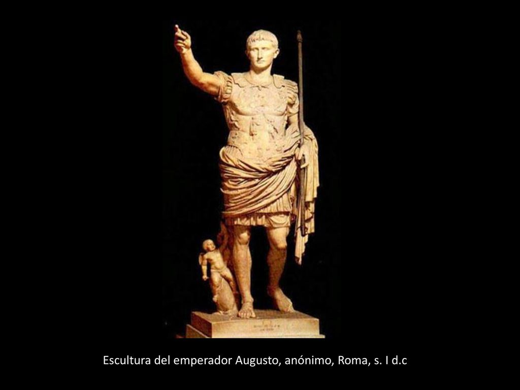 Escultura del emperador Augusto, anónimo, Roma, s. I d.c