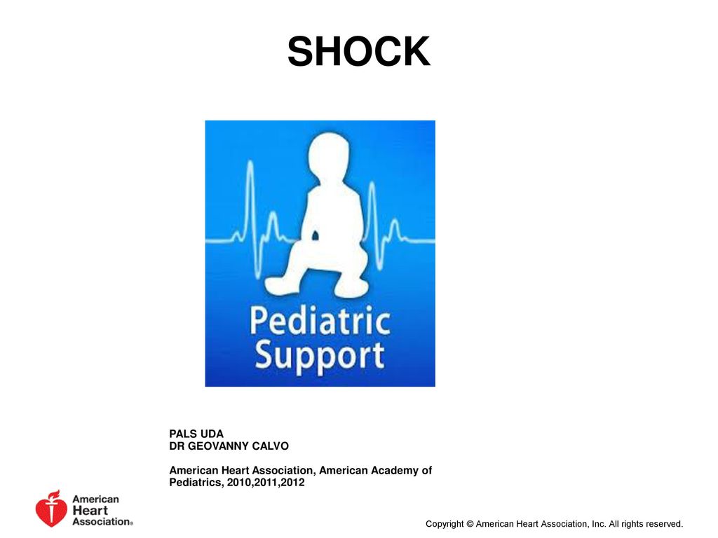 SHOCK PALS Bradycardia Algorithm. PALS UDA DR GEOVANNY CALVO