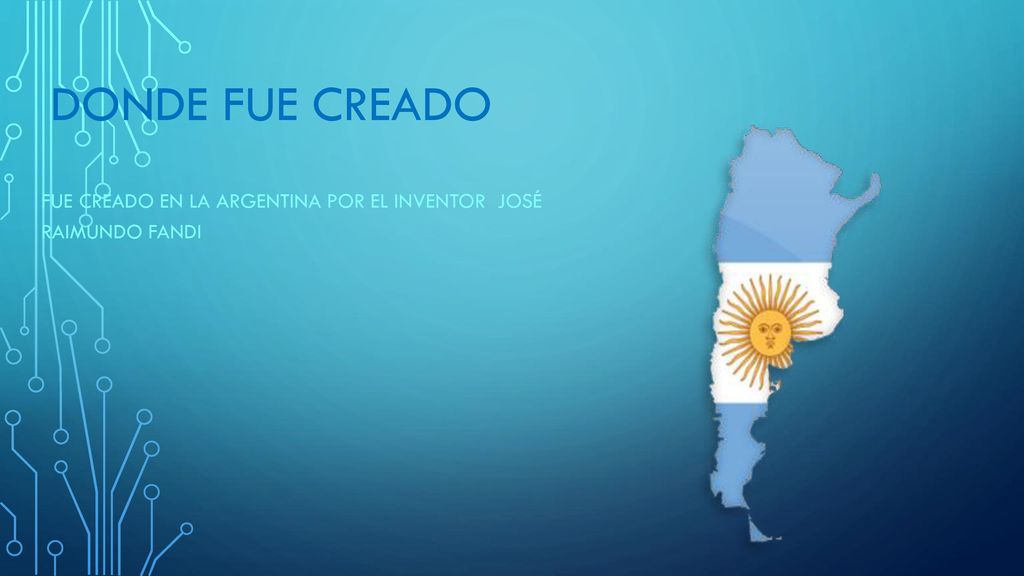 Fue creado en la argentina por el inventor José Raimundo Fandi