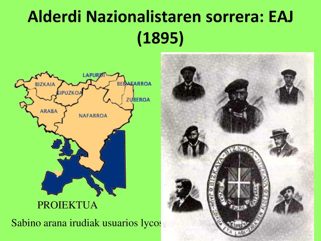 Alderdi Nazionalistaren sorrera: EAJ (1895)