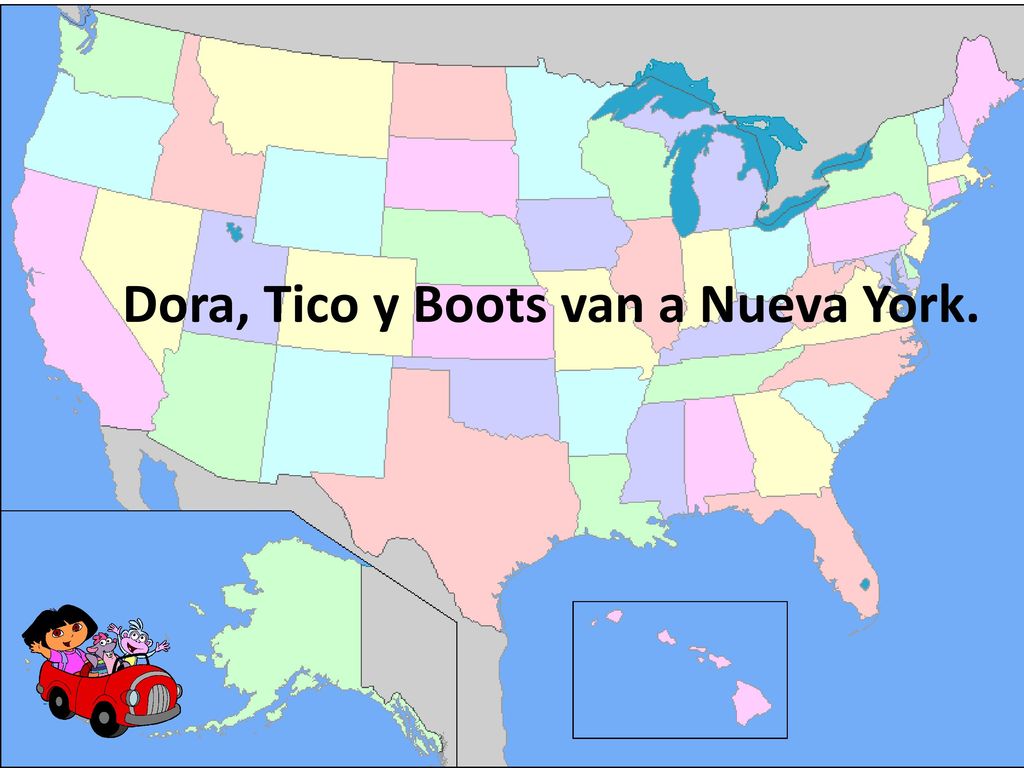 Dora, Tico y Boots van a Nueva York.
