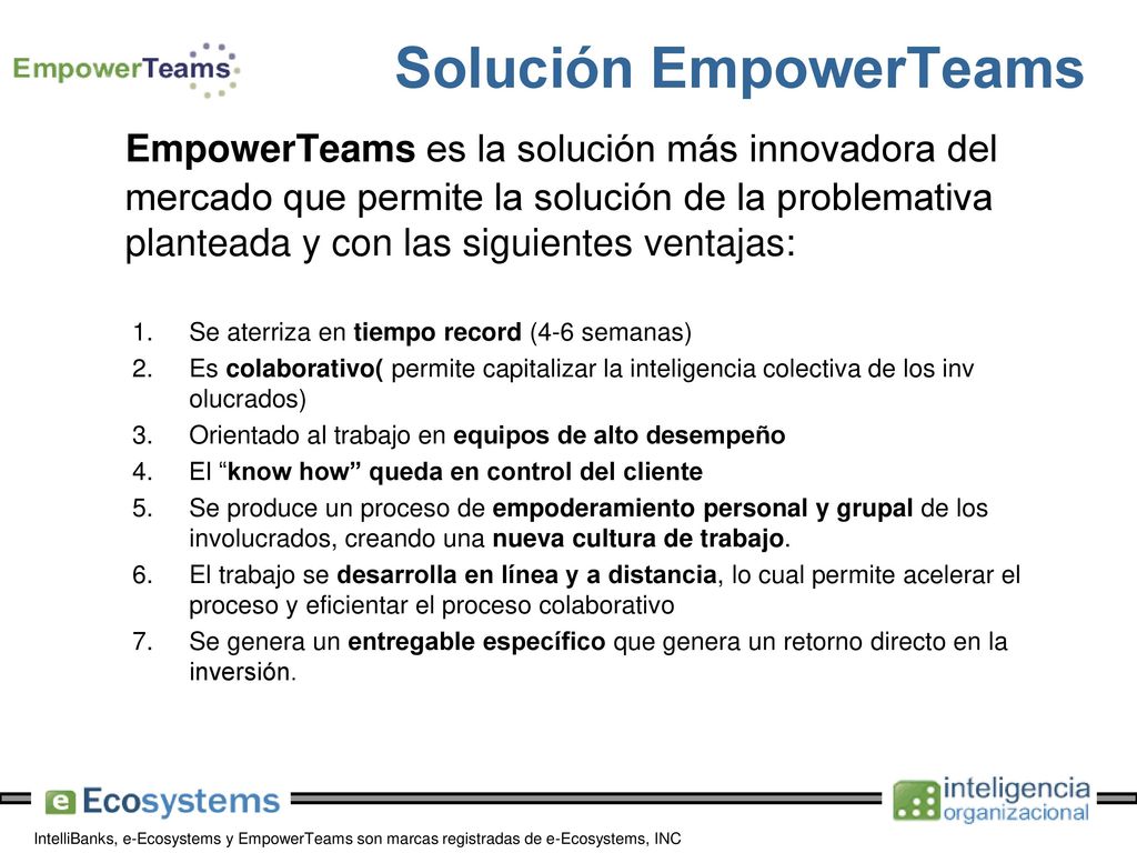 Solución EmpowerTeams