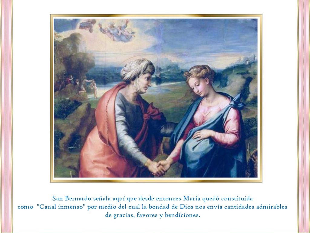 San Bernardo señala aquí que desde entonces María quedó constituida