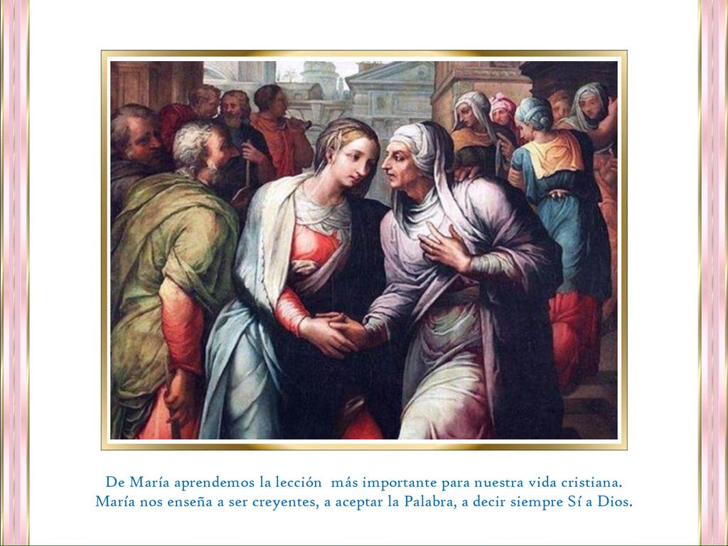 De María aprendemos la lección más importante para nuestra vida cristiana.