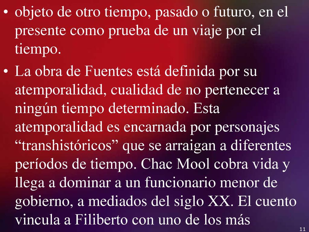 objeto de otro tiempo, pasado o futuro, en el presente como prueba de un viaje por el tiempo.