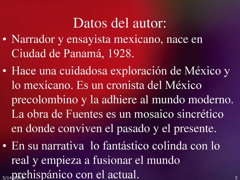 Datos del autor: Narrador y ensayista mexicano, nace en Ciudad de Panamá,
