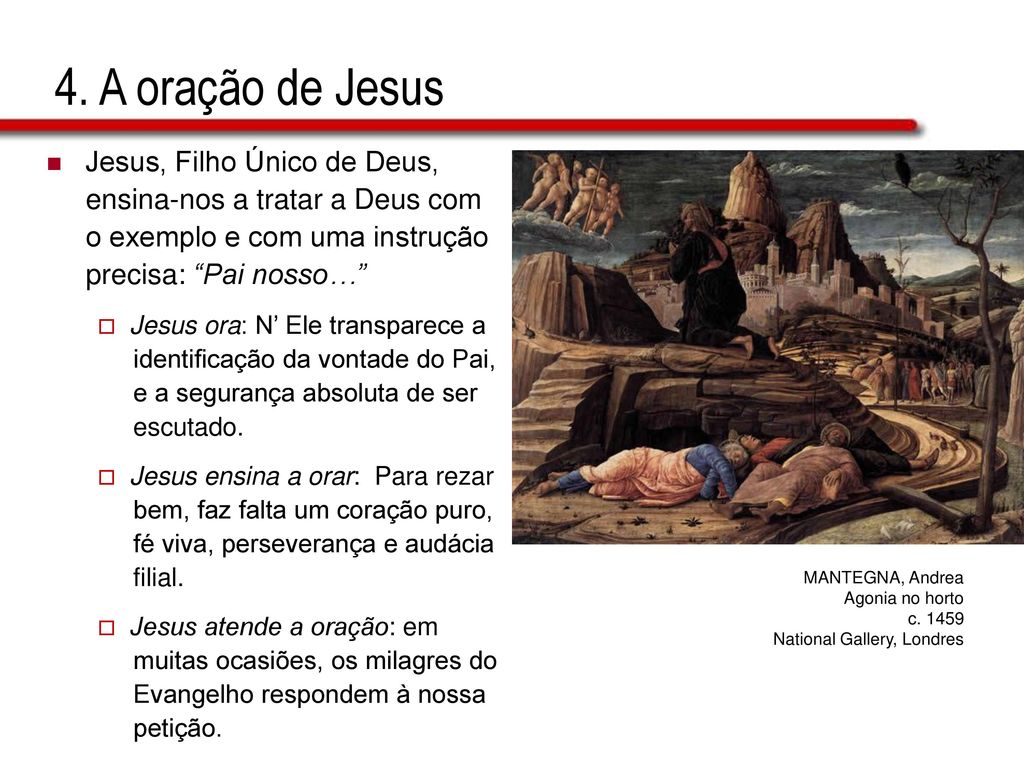 4. A oração de Jesus Jesus, Filho Único de Deus,