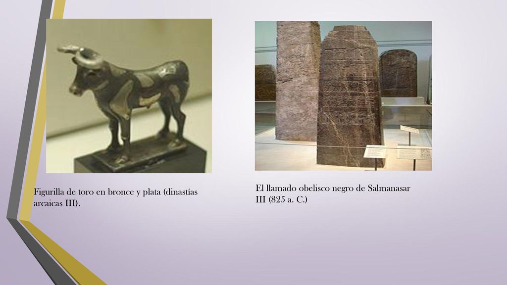 El llamado obelisco negro de Salmanasar III (825 a. C.)