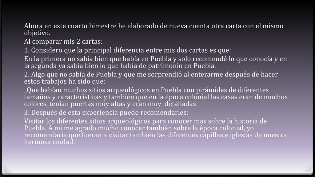 Ahora en este cuarto bimestre he elaborado de nueva cuenta otra carta con el mismo objetivo.
