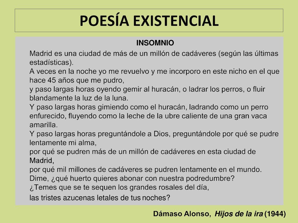 INSOMNIO las tristes azucenas letales de tus noches Hijos de la ira (1944)