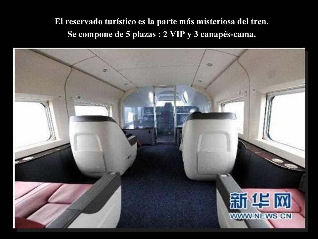 El reservado turístico es la parte más misteriosa del tren