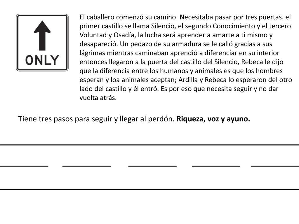 Tiene tres pasos para seguir y llegar al perdón. Riqueza, voz y ayuno.