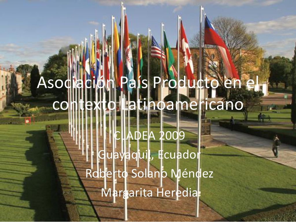 Asociación País Producto en el contexto Latinoamericano