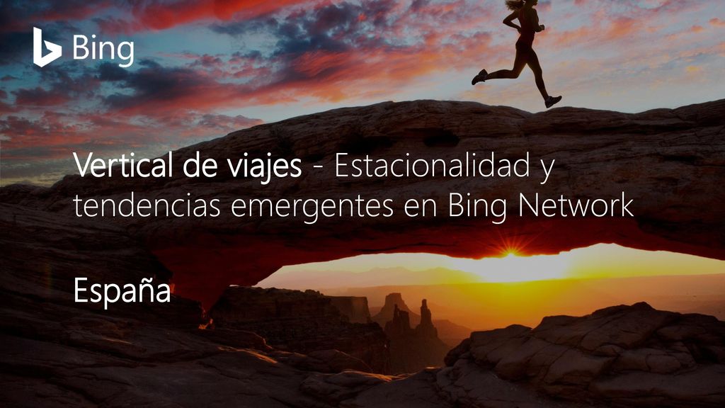 Vertical de viajes - Estacionalidad y tendencias emergentes en Bing Network