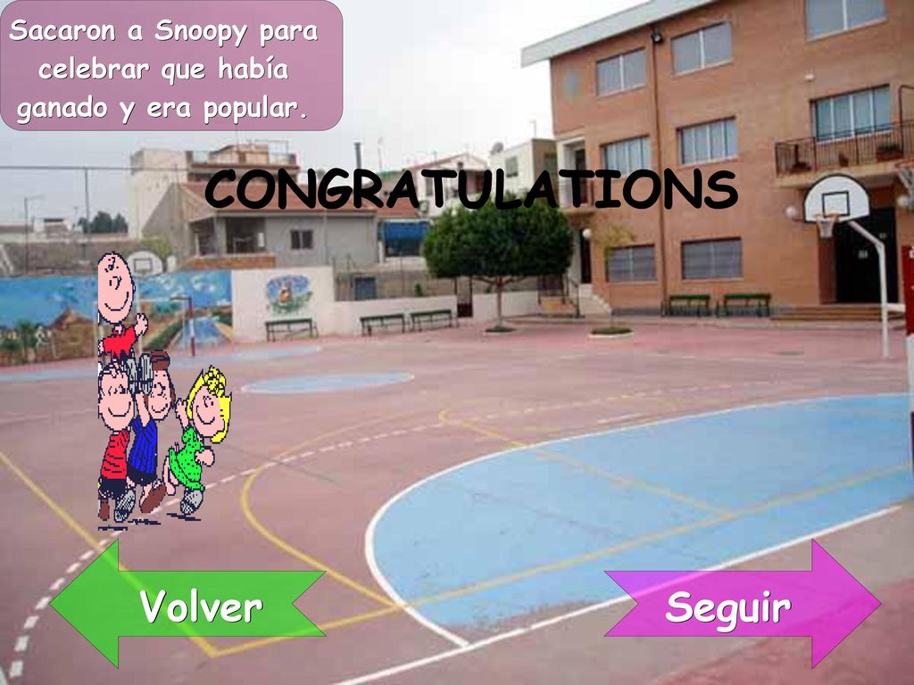 CONGRATULATIONS Volver Seguir Sacaron a Snoopy para celebrar que había