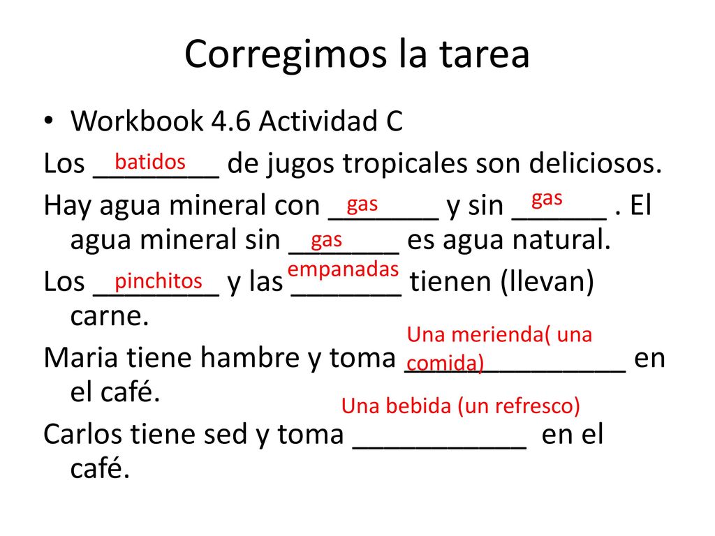 Corregimos la tarea Workbook 4.6 Actividad C