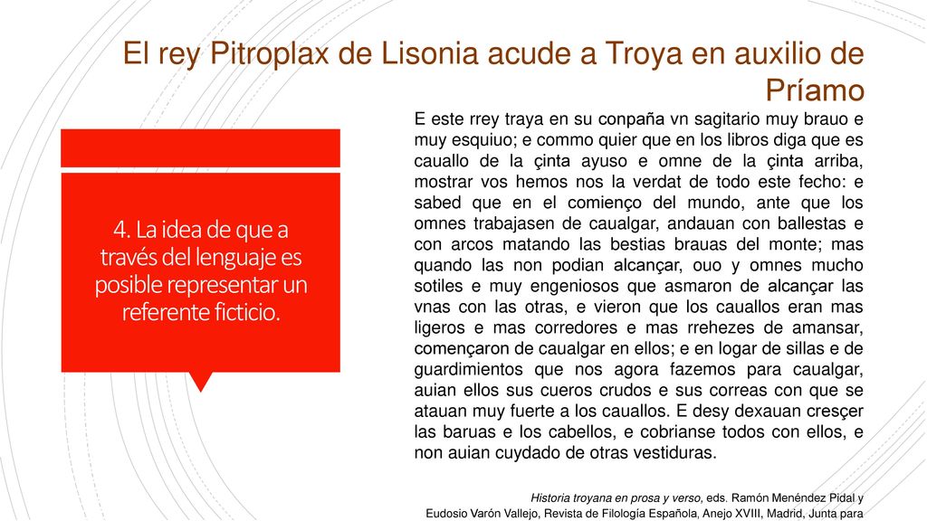 El rey Pitroplax de Lisonia acude a Troya en auxilio de Príamo